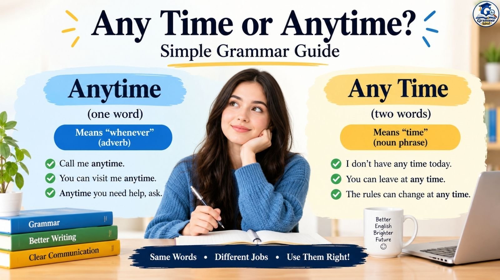any time or anytime which one is correct