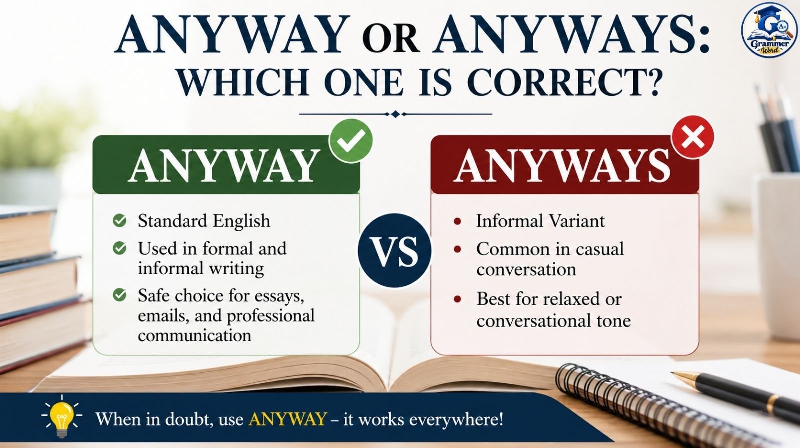 anyway or anyways which one is correct