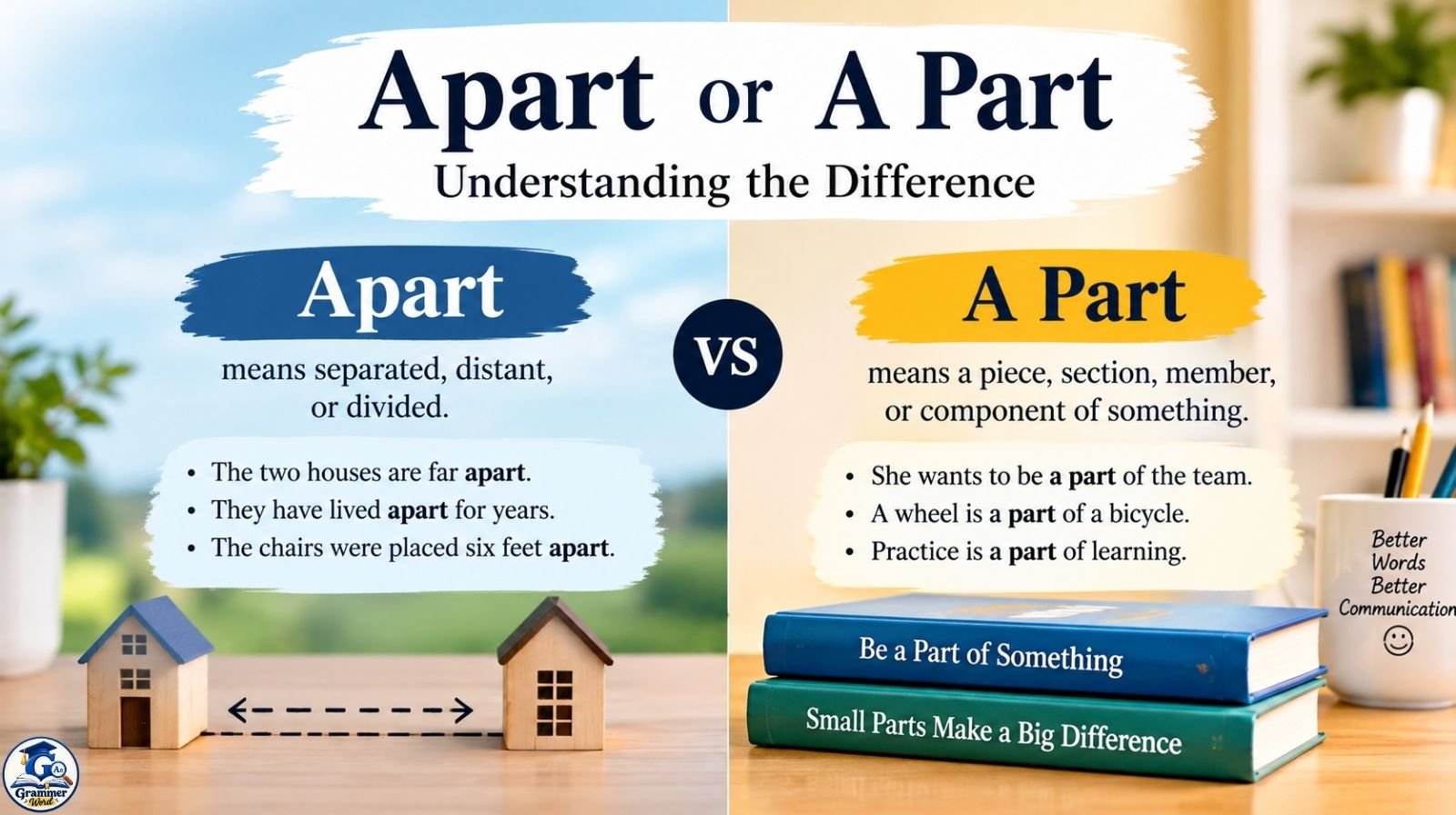 Apart or A Part: Understanding The Difference