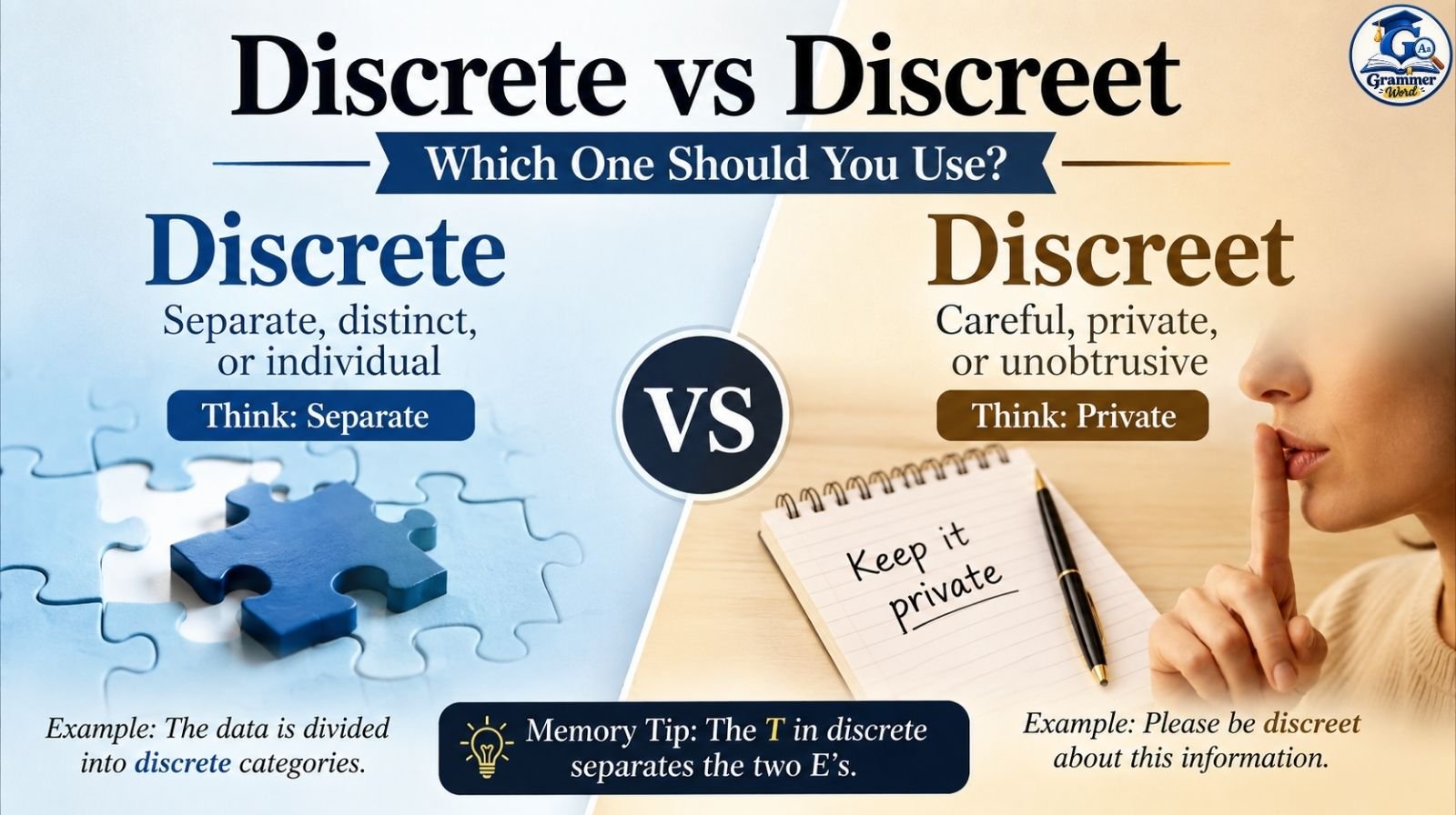 discrete vs discreet which one should you use