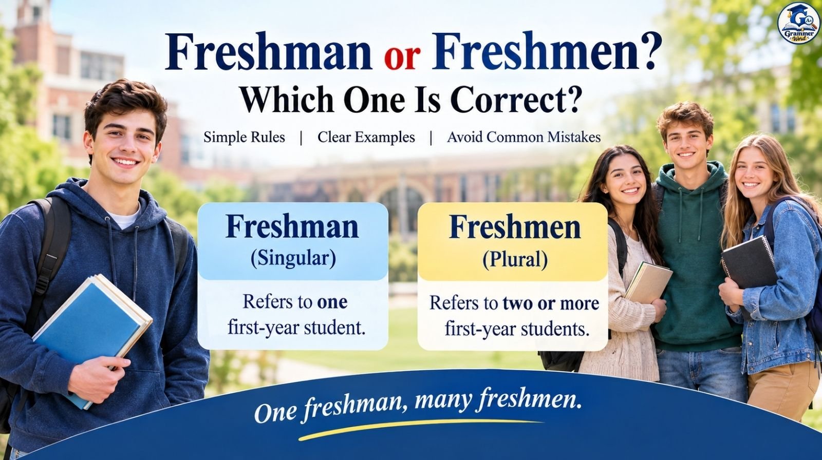 freshman or freshmen which one is correct