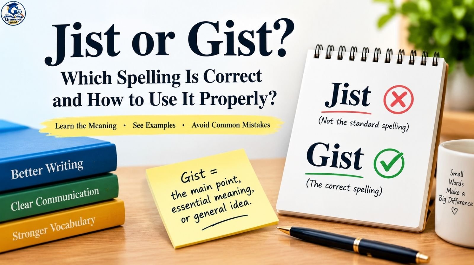 Jist or Gist: Which Spelling Is Correct And How To Use It Properly?