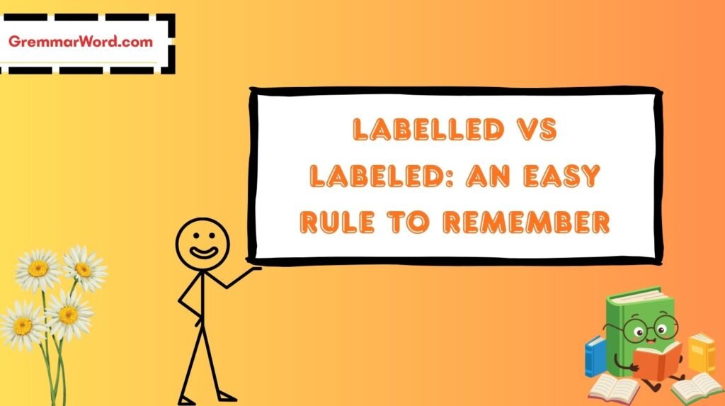 labelled vs labeled an easy rule to remember