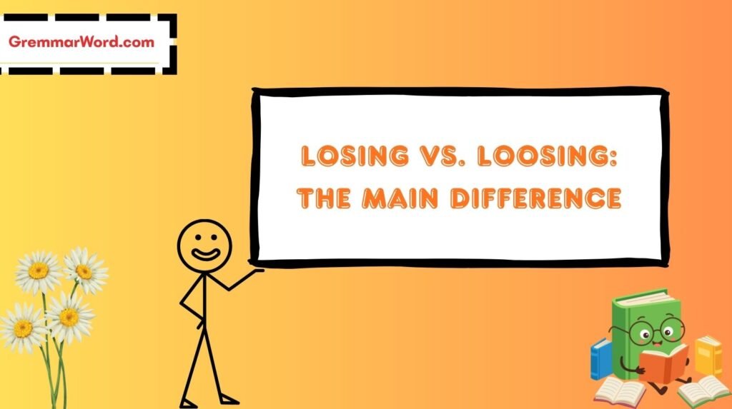 Losing vs. Loosing
