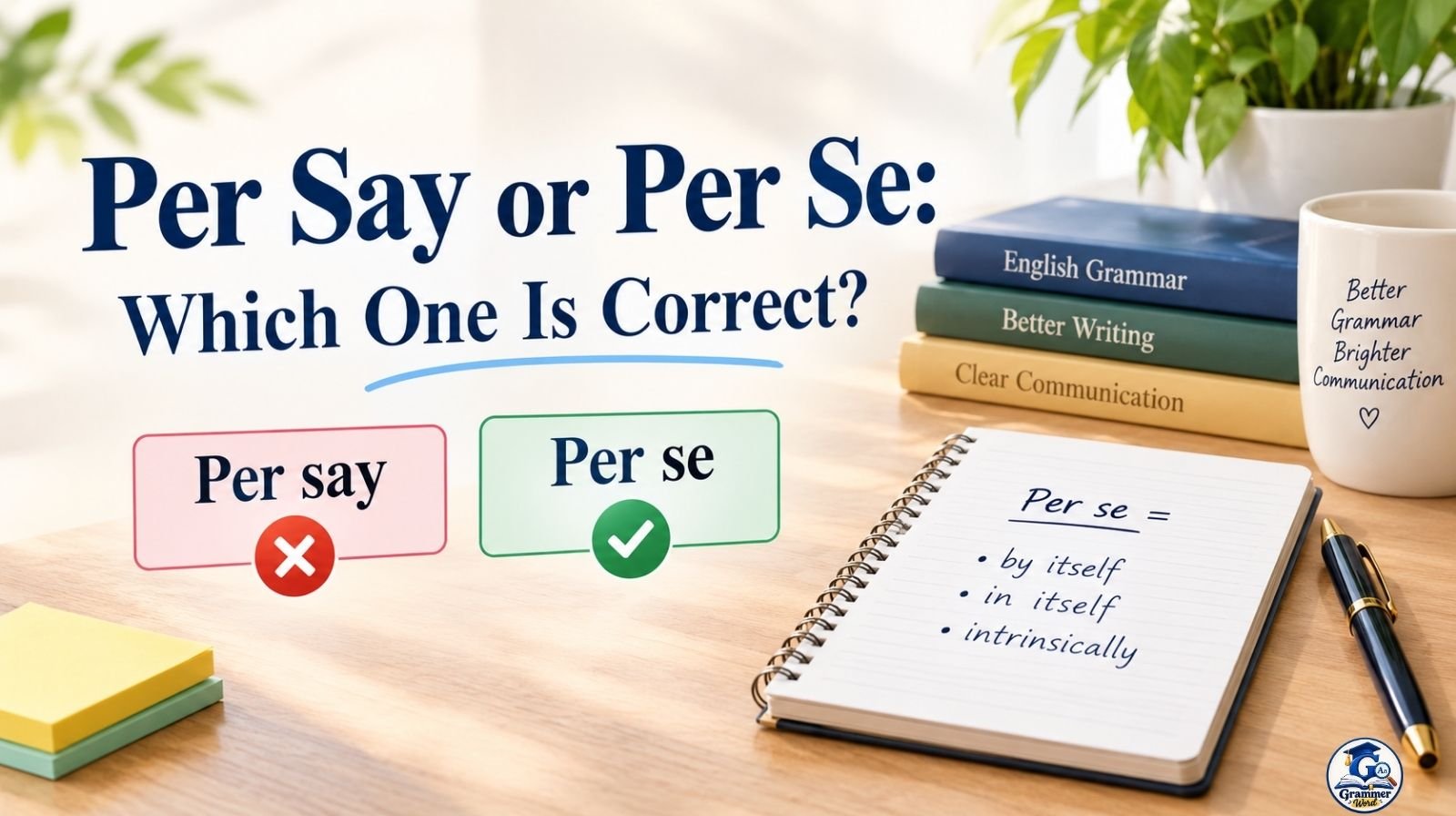 Per Say or Per Se: Which One Is Correct?