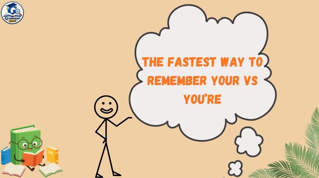 the fastest way to remember your vs you’re