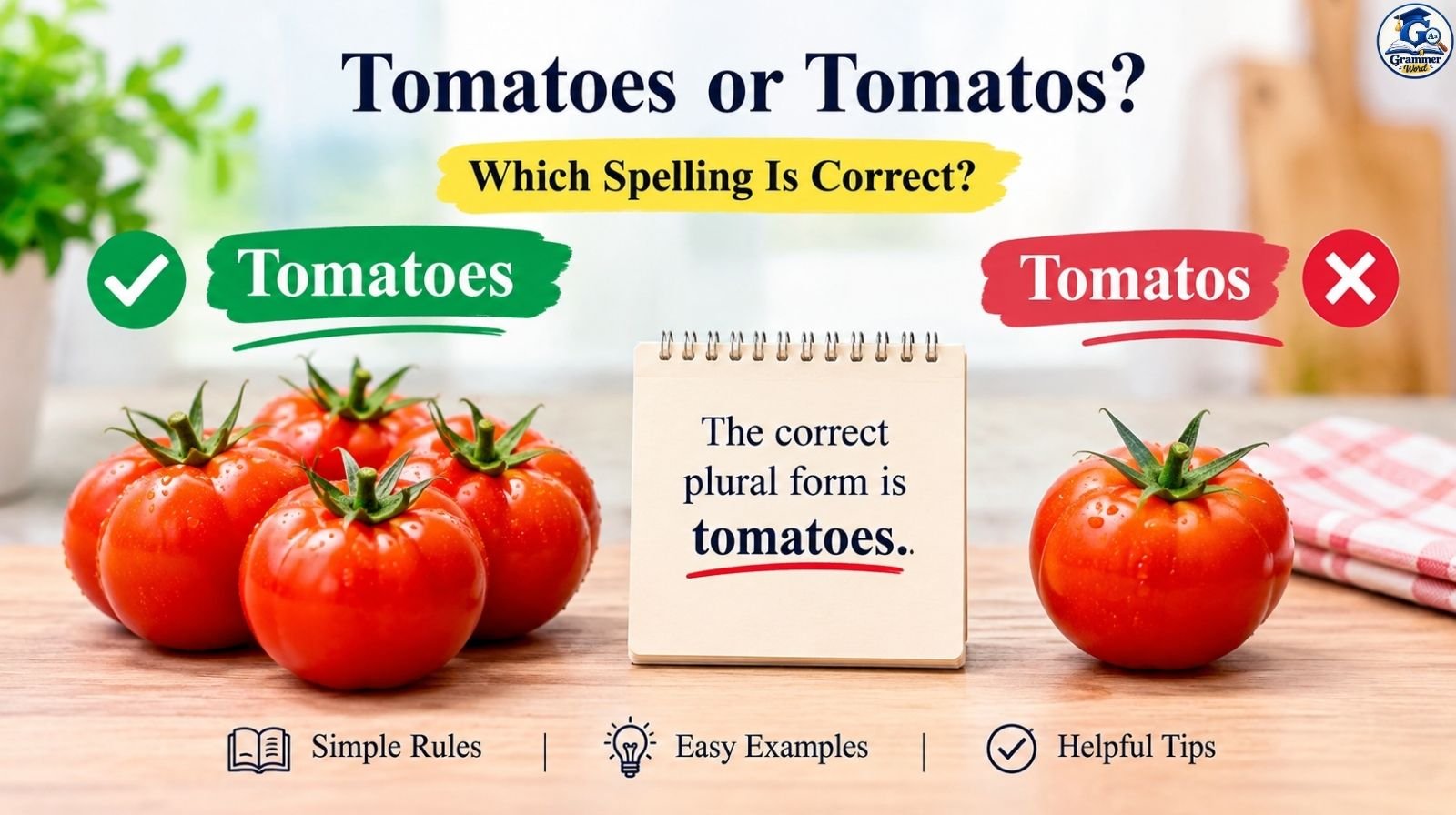 tomatoes or tomatos which spelling is correct