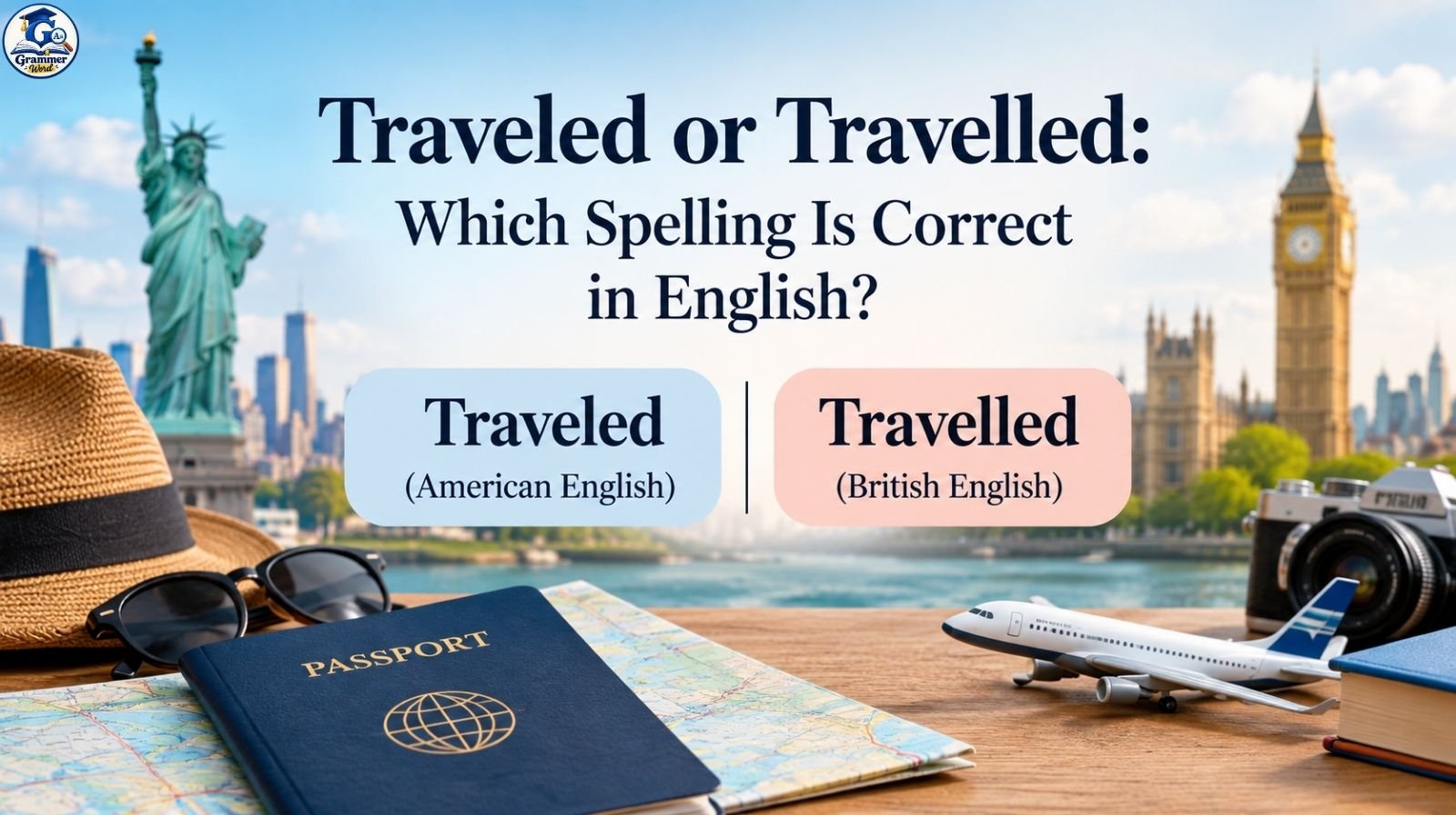 traveled or travelled which spelling is correct in english
