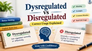 Dysregulated vs Disregulated: Correct Usage Explained
