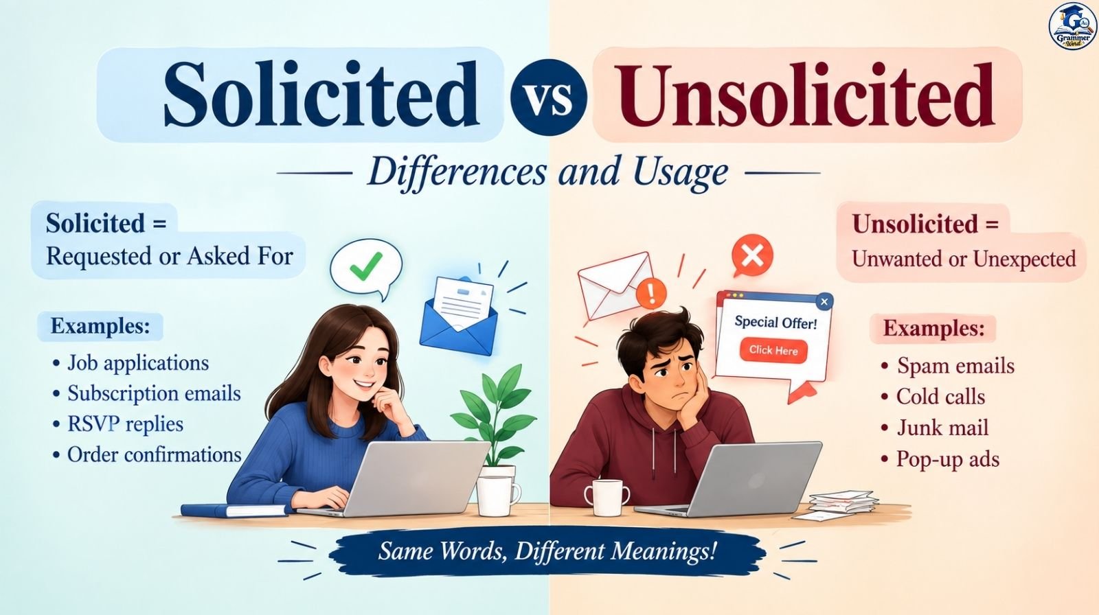 Solicited vs Unsolicited: Differences And Usage