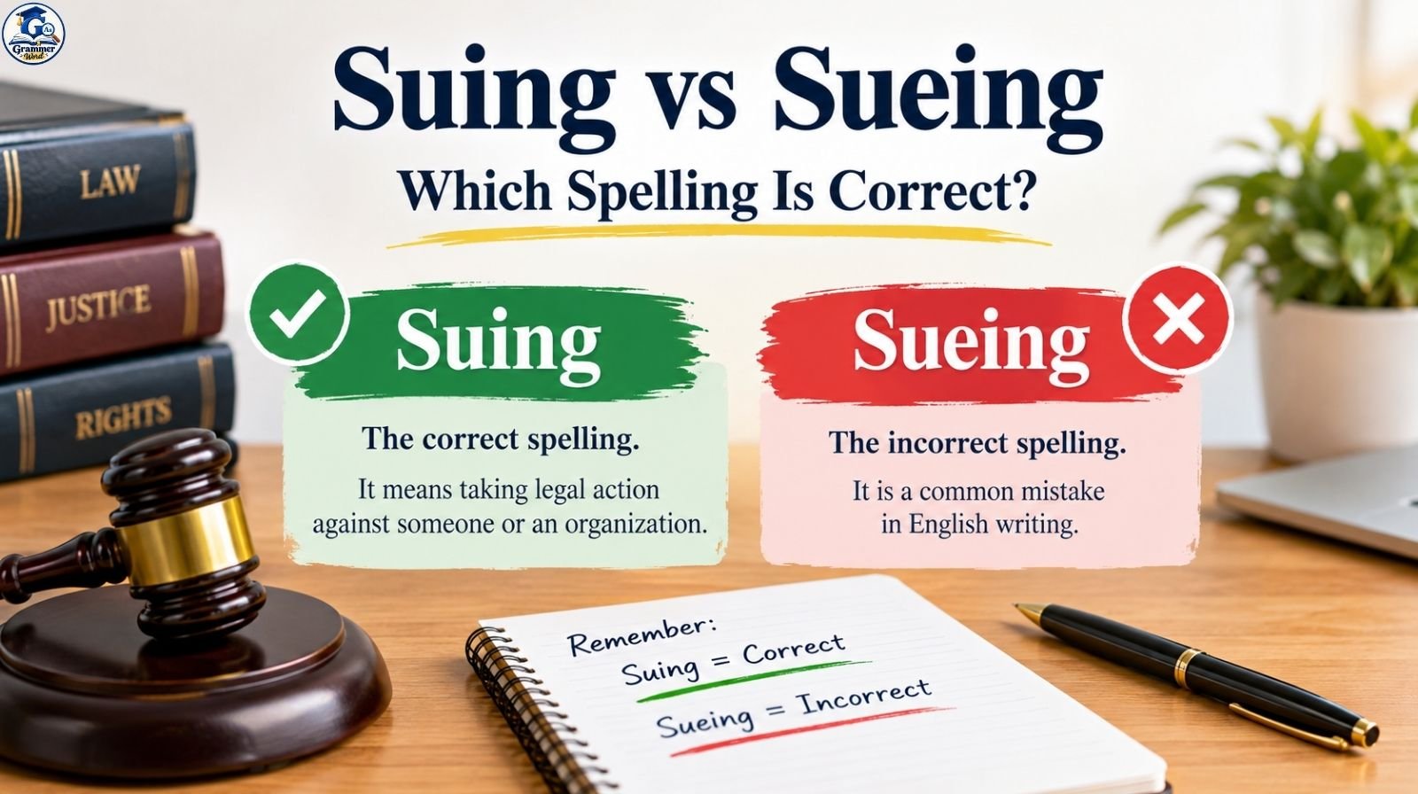 Suing vs Sueing: Which Spelling Is Correct?